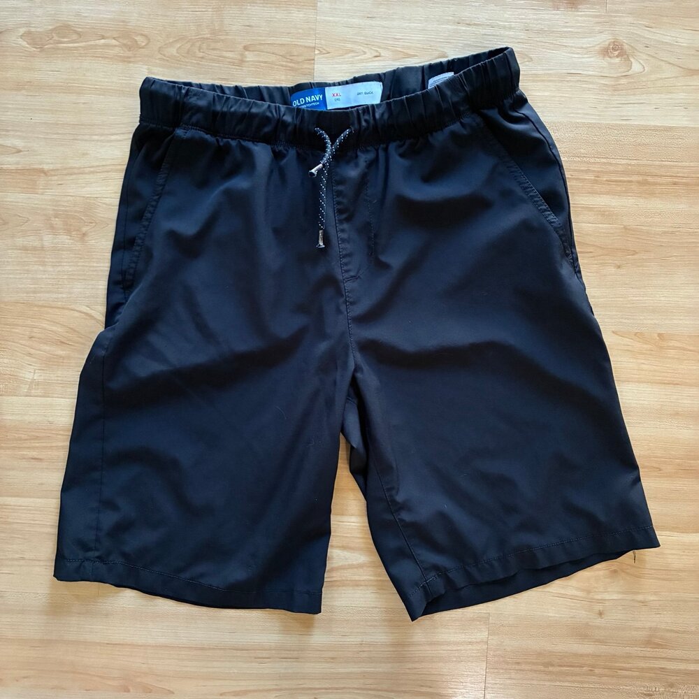 Boys black Athletic Shorts XXL